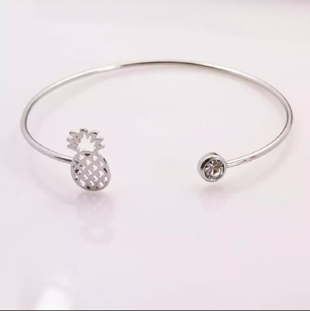 Pineapple cuff stacking bracelet - Picture 2 of 4